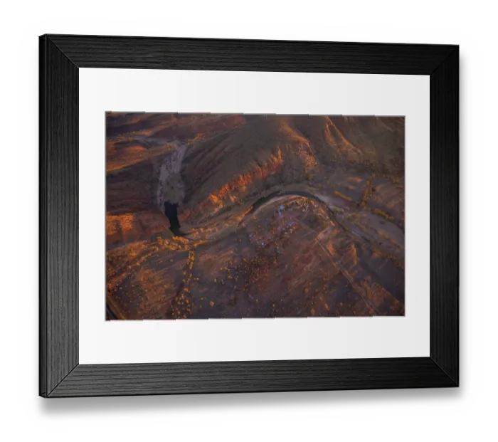 Framed Print : Aerial photography of the West Macdonnell Ranges west of Alice Springs Framed Print : Aerial photography of the West Macdonnell Ranges west of Alice Springs