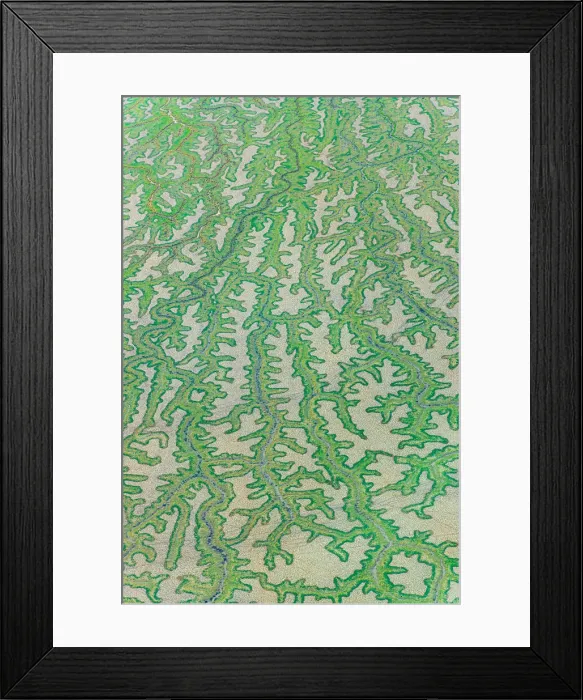 Framed Print : Aerial Photography over Lake Eyre, Australia Framed Print : Aerial Photography over Lake Eyre, Australia
