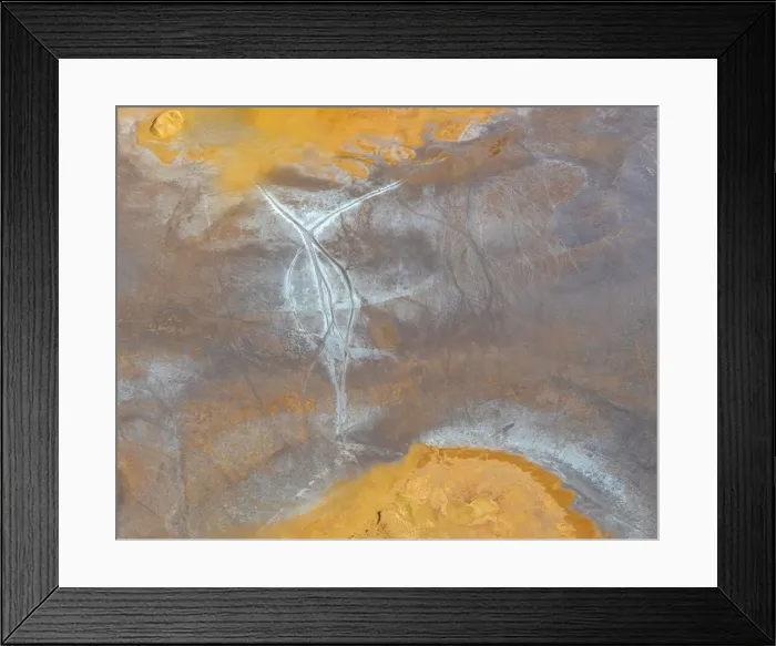 Framed Print : Aerial Photography over Lake Eyre, Australia Framed Print : Aerial Photography over Lake Eyre, Australia