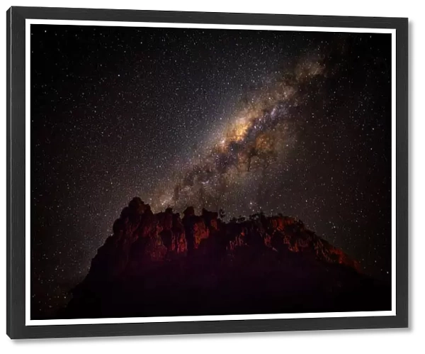 Astro Photography of the Milky Way above Glen Helen Gorge, West MacDonnell National Park