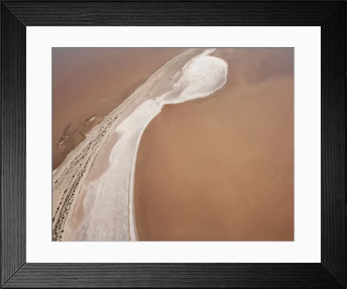 Framed Print : Birds Eye View Lake Eyre