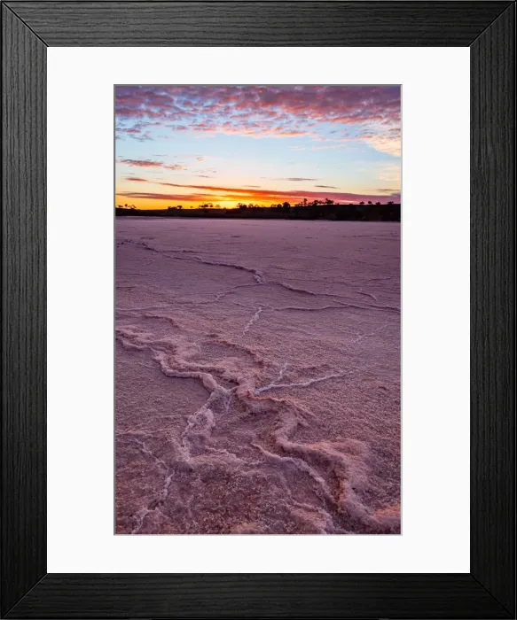 Framed Print : Pink Salt Lake, Murray-Sunset National Park Framed Print : Pink Salt Lake, Murray-Sunset National Park