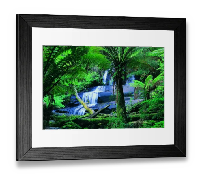 Framed Print : Triplet Falls, Otway Ranges, Great Ocean Road, Victoria, Australia Framed Print : Triplet Falls, Otway Ranges, Great Ocean Road, Victoria, Australia