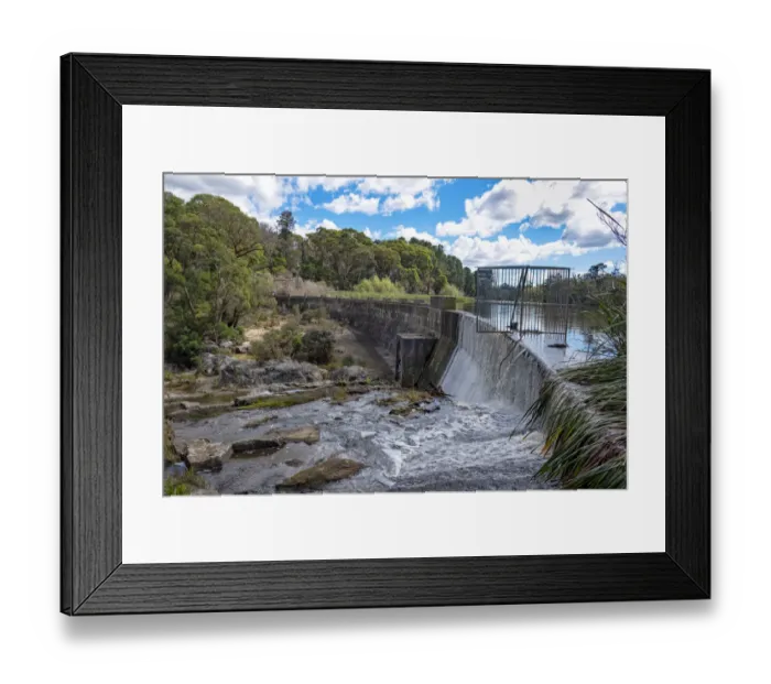 Framed Print : Nattai Creek Dam on the Box Vale Walking Track Mittagong Framed Print : Nattai Creek Dam on the Box Vale Walking Track Mittagong