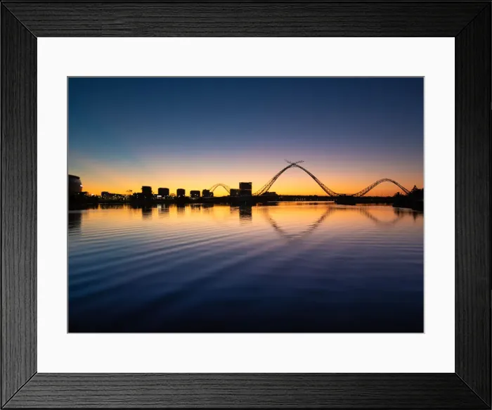 Framed Print : Matagarup Bridge