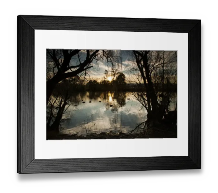 Framed Print : Pughs Lagoon at sunset, Richmond, Sydney, NSW, Australia Framed Print : Pughs Lagoon at sunset, Richmond, Sydney, NSW, Australia