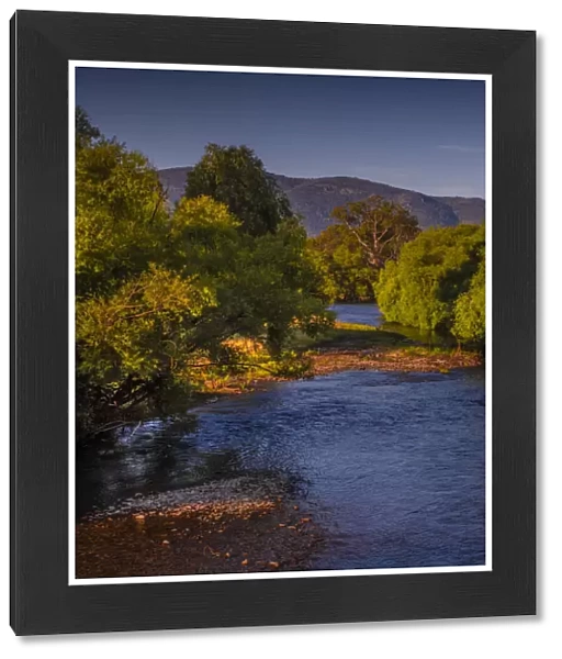 Nariel creek flowing through the valley in early summer, near Corryong