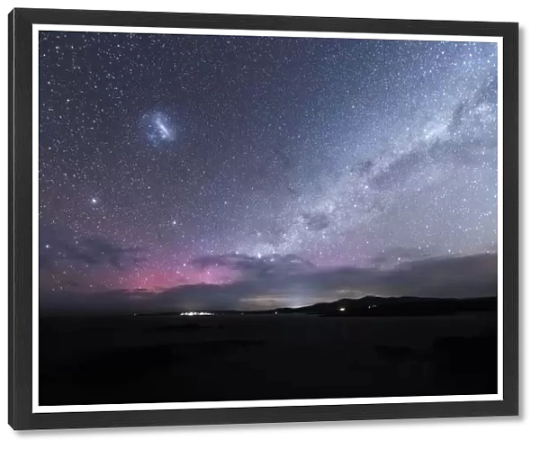 The Aurora Australis and the Milky Way