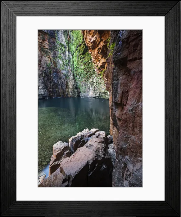 Framed Print : Swimming Hole at the End of Emma Gorge Framed Print : Swimming Hole at the End of Emma Gorge