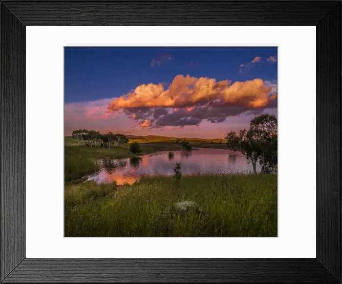 Framed Print : Lake Jindabyne dusk, Snowy Mountains, southern New South Wales Framed Print : Lake Jindabyne dusk, Snowy Mountains, southern New South Wales