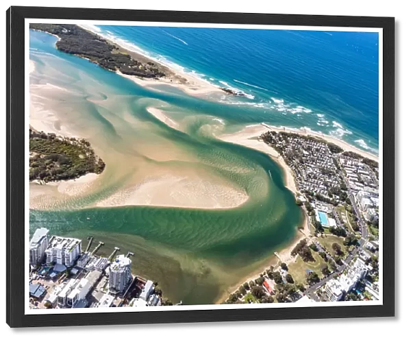 Aerial of the Sunshine Coast - Maroochydore