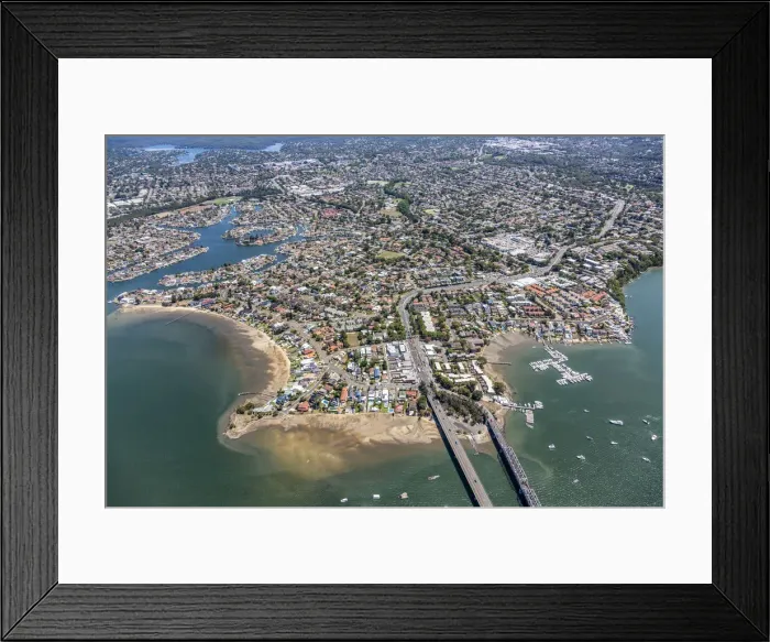 Framed Print : Sylvania. Aerial view of Sylvania, NSW, Australia Framed Print : Sylvania. Aerial view of Sylvania, NSW, Australia