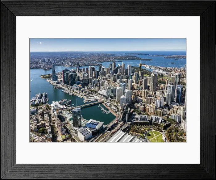Framed Print : Sydney. Aerial view of Sydney, NSW, Australia Framed Print : Sydney. Aerial view of Sydney, NSW, Australia