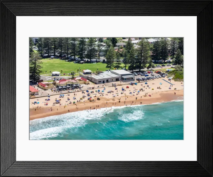 Framed Print : Thirroul. Aerial view of Thirroul, NSW, Australia Framed Print : Thirroul. Aerial view of Thirroul, NSW, Australia