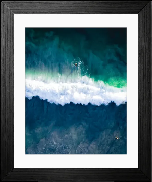 Framed Print : Beachlife Drone Photography Collection
