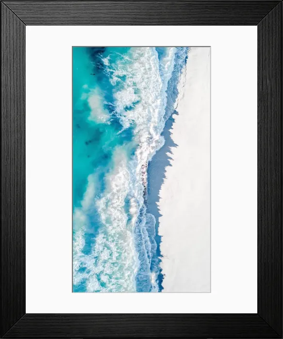 Framed Print : Beachlife Drone Photography Collection Framed Print : Beachlife Drone Photography Collection