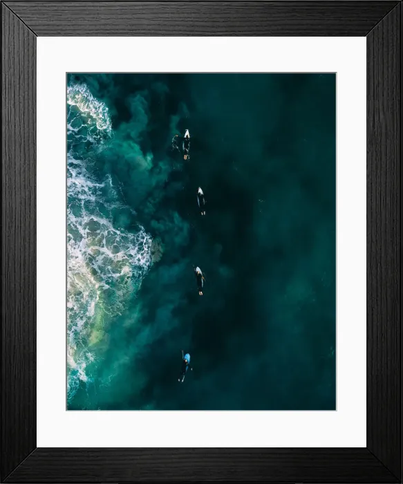 Framed Print : Beachlife Drone Photography Collection Framed Print : Beachlife Drone Photography Collection