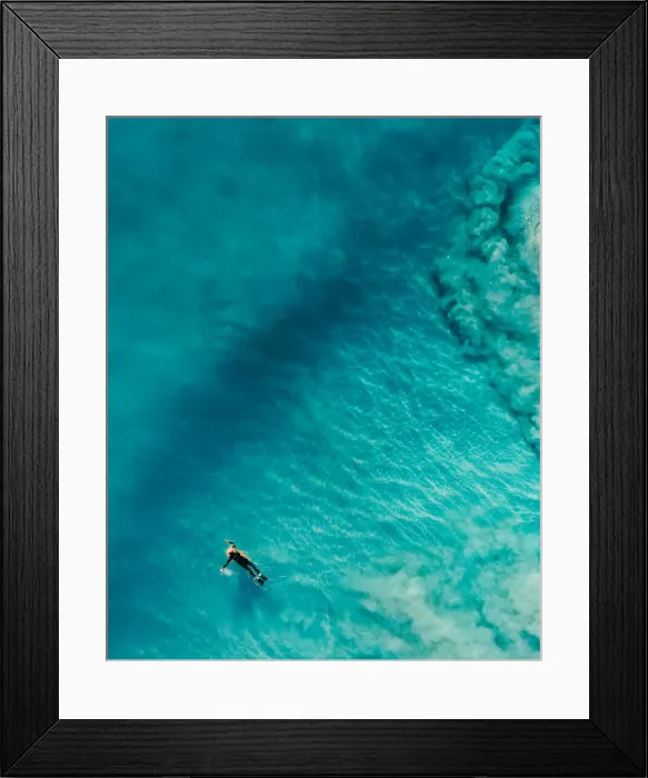 Framed Print : Beachlife Drone Photography Collection Framed Print : Beachlife Drone Photography Collection