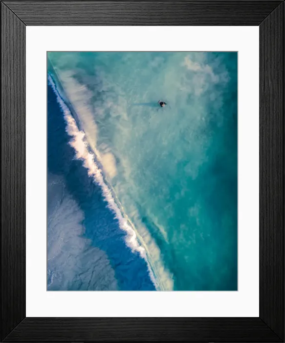 Framed Print : Beachlife Drone Photography Collection