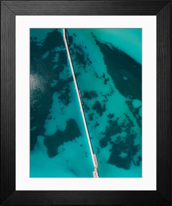 Framed Print : Beachlife Drone Photography Collection