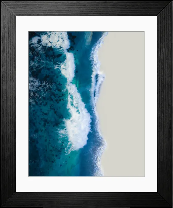 Framed Print : Beachlife Drone Photography Collection Framed Print : Beachlife Drone Photography Collection