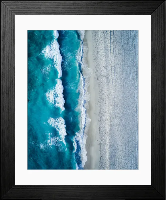 Framed Print : Beachlife Drone Photography Collection Framed Print : Beachlife Drone Photography Collection