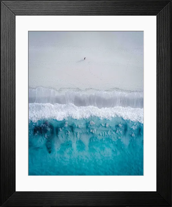 Framed Print : Beachlife Drone Photography Collection