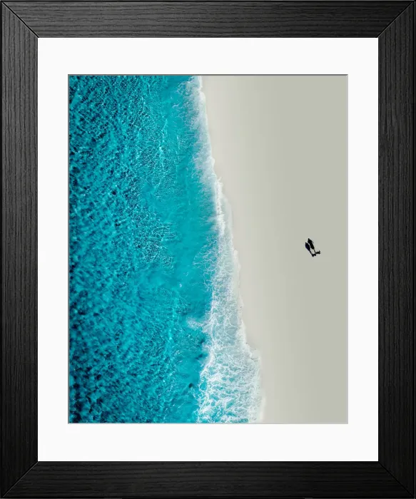 Framed Print : Beachlife Drone Photography Collection Framed Print : Beachlife Drone Photography Collection
