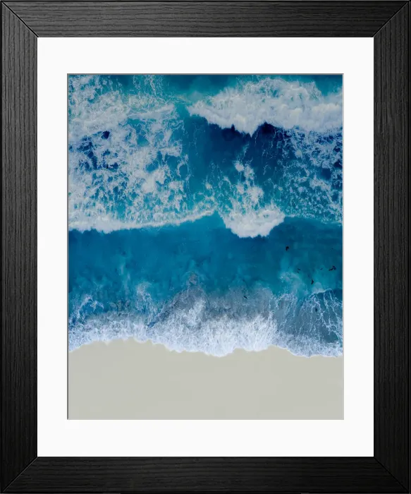 Framed Print : Beachlife Drone Photography Collection