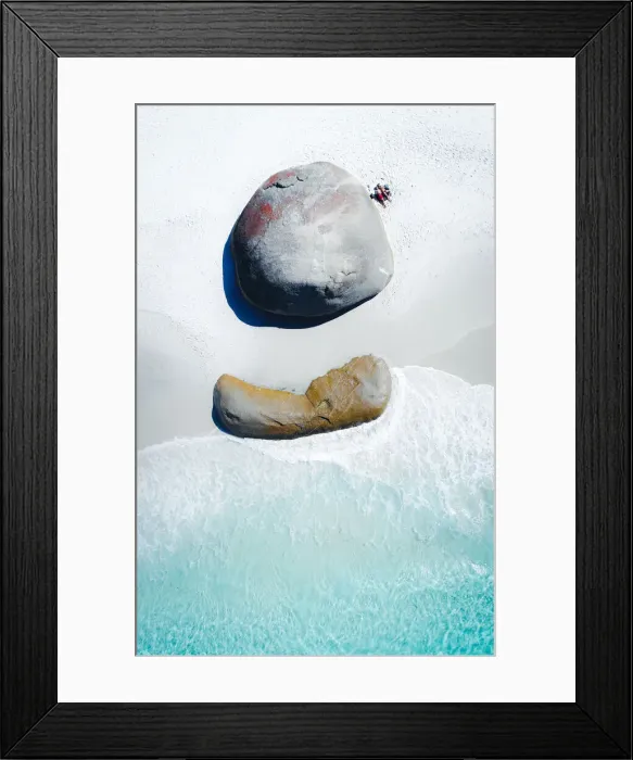 Framed Print : Beachlife Drone Photography Collection Framed Print : Beachlife Drone Photography Collection