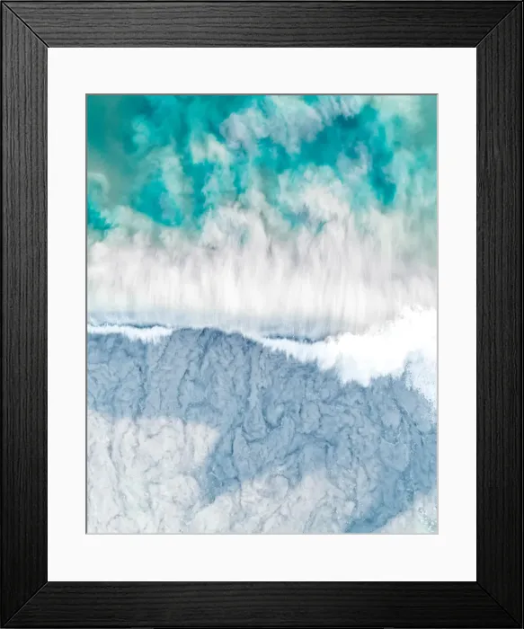 Framed Print : Beachlife Drone Photography Collection