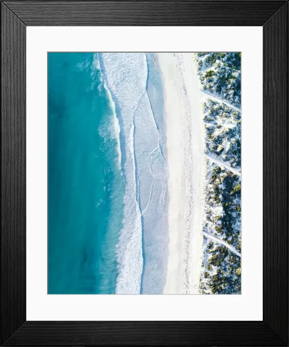 Framed Print : Beachlife Drone Photography Collection