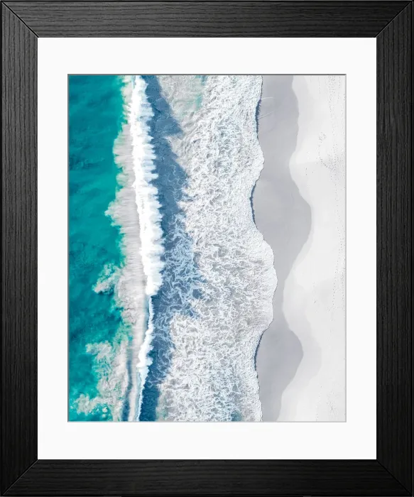 Framed Print : Beachlife Drone Photography Collection