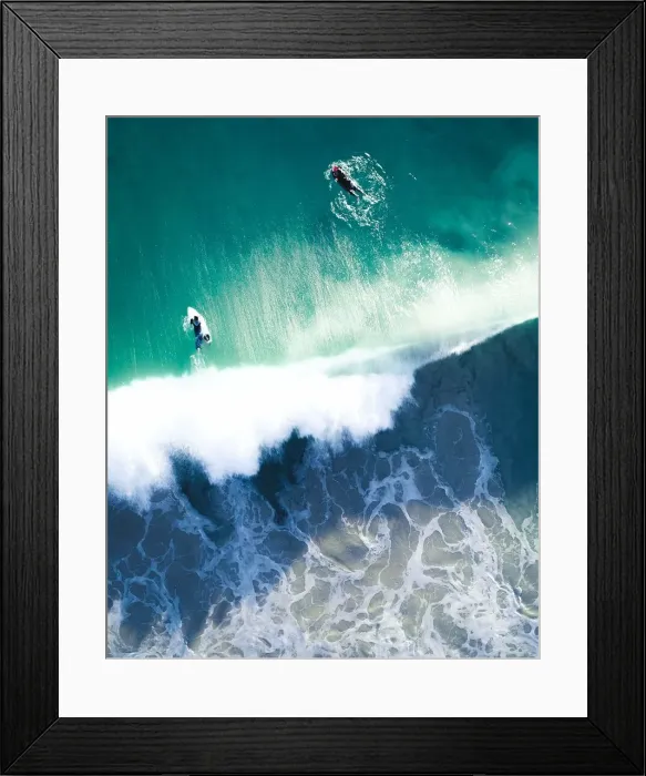 Framed Print : Beachlife Drone Photography Collection