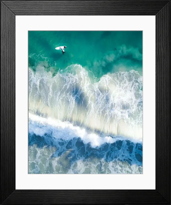Framed Print : Beachlife Drone Photography Collection Framed Print : Beachlife Drone Photography Collection