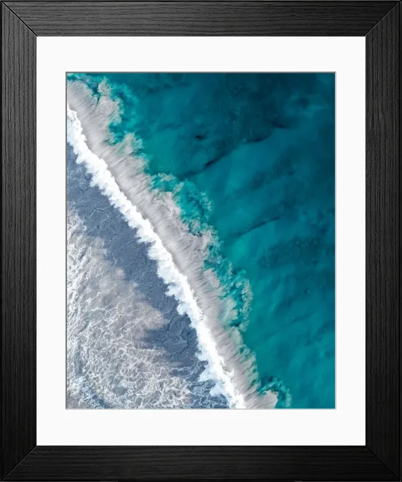 Framed Print : Beachlife Drone Photography Collection