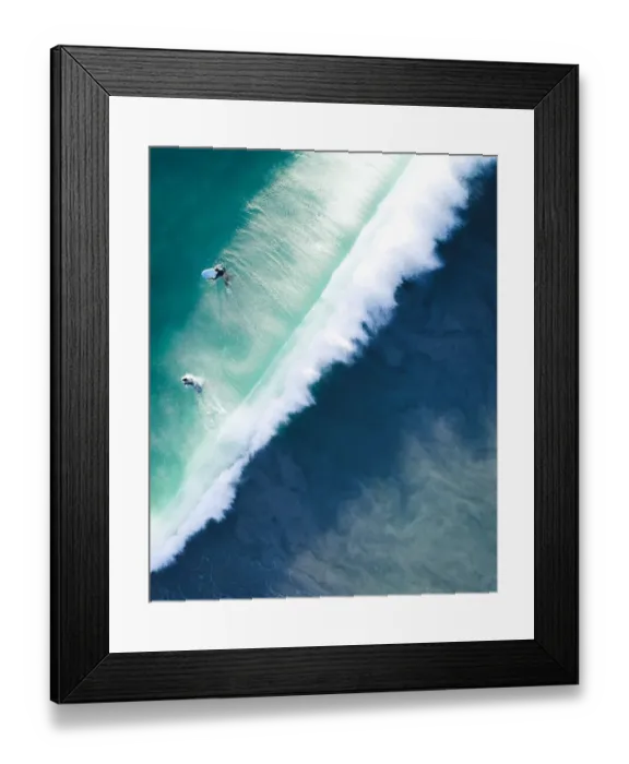 Framed Print : Beachlife Drone Photography Collection