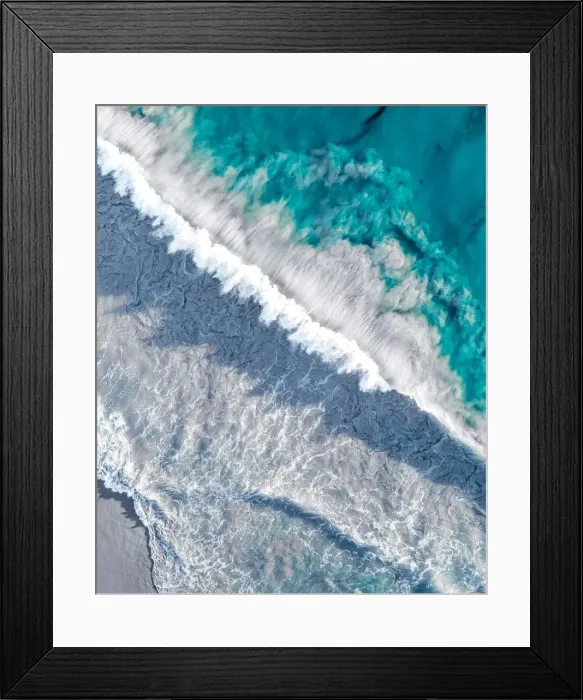 Framed Print : Beachlife Drone Photography Collection