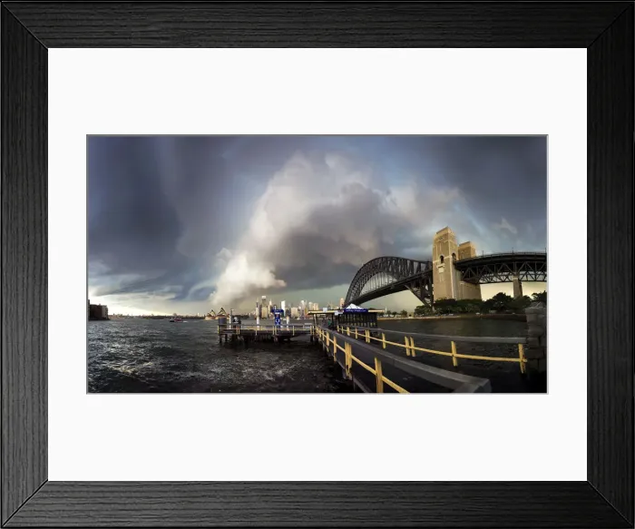 Framed Print : Sydney storm season Framed Print : Sydney storm season