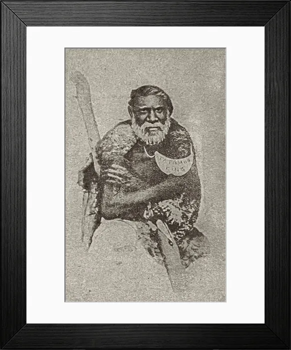 Framed Print : Man from Australia