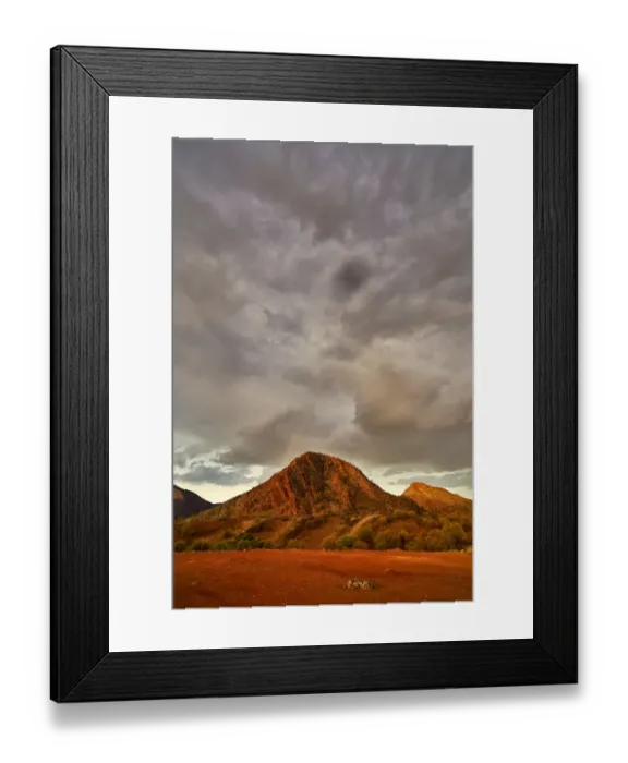 Framed Print : Red Hill at Sunset Framed Print : Red Hill at Sunset