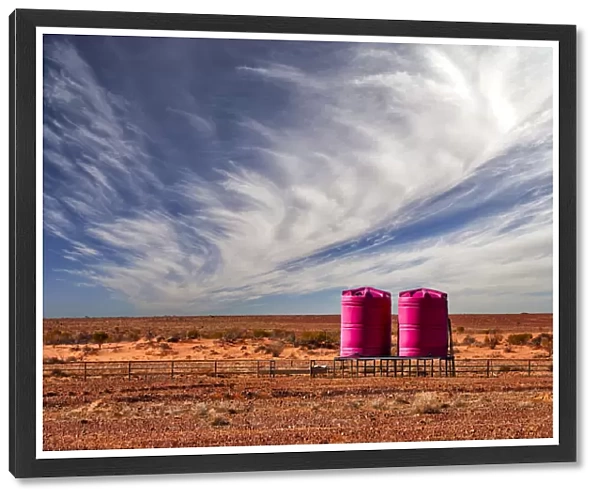 Water Tanks in Outback Australia