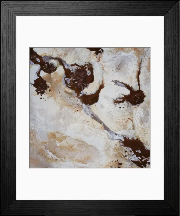 Framed Print : Natural patterns on Lake Tyrrell Framed Print : Natural patterns on Lake Tyrrell