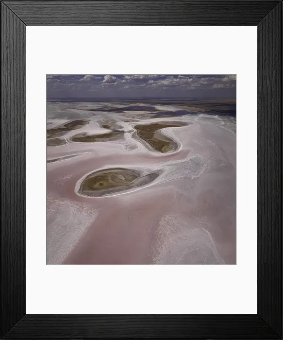 Framed Print : aerial view of lake Tyrrell Framed Print : aerial view of lake Tyrrell