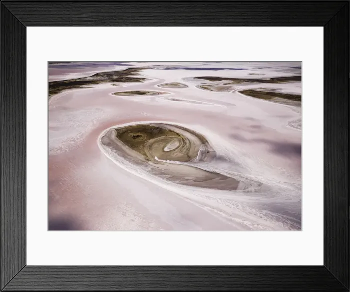 Framed Print : aerial view of lake Tyrrell Framed Print : aerial view of lake Tyrrell