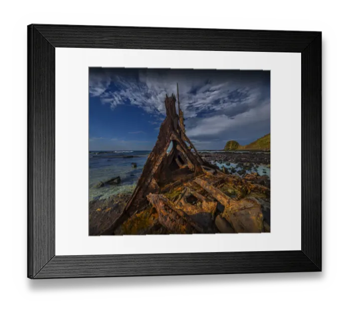 Framed Print : The old maritime shipwreck of the SS. Speke remains, Kitty Millar bay, in the summer light, Phillip Island Bass Coast, Victoria, Australia Framed Print : The old maritime shipwreck of the SS. Speke remains, Kitty Millar bay, in the summer light, Phillip Island Bass Coast, Victoria, Australia
