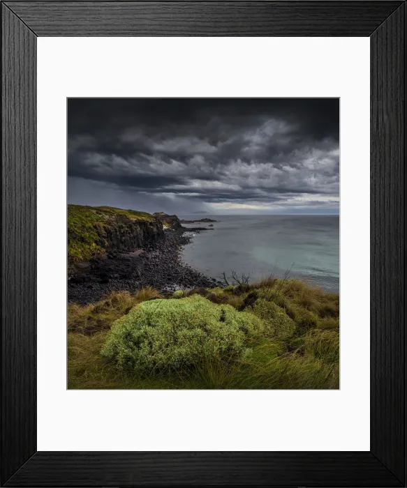 Framed Print : Pyramid Rock coastline and an approaching summer storm, Phillip Island, Bass coast, Victoria, Australia Framed Print : Pyramid Rock coastline and an approaching summer storm, Phillip Island, Bass coast, Victoria, Australia