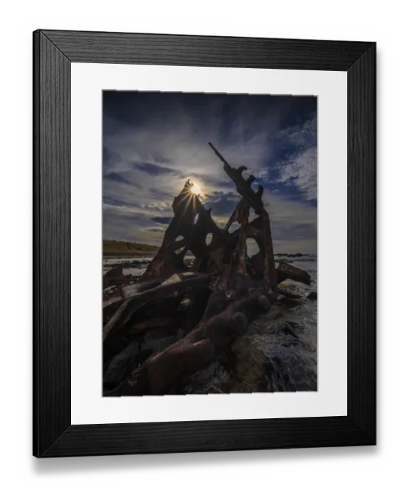 Framed Print : The SS. Speke shipwreck remains at Kitty Miller bay, Phillip Island, Bass coast, Victoria, Australia