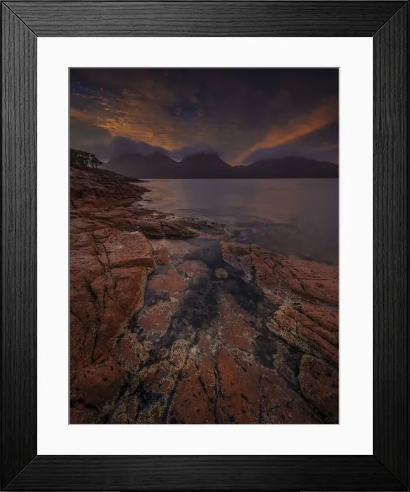 Framed Print : Sunset colours in the Freycinet National Park, East coast of Tasmania Framed Print : Sunset colours in the Freycinet National Park, East coast of Tasmania