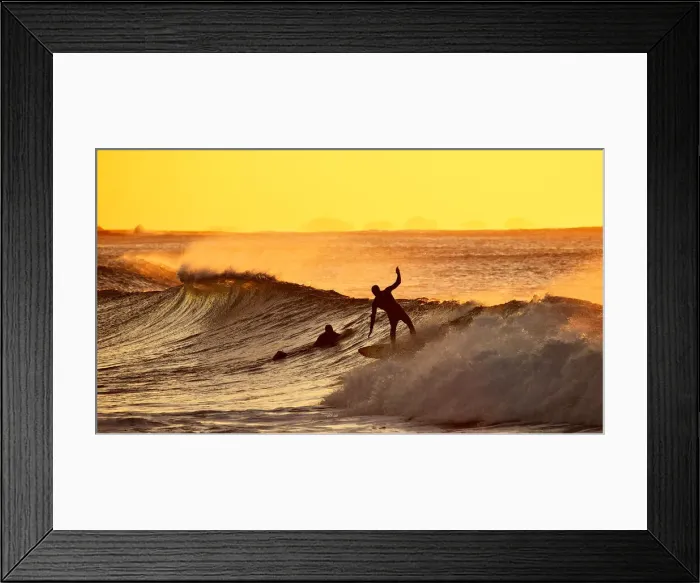 Framed Print : Early morning surfers Framed Print : Early morning surfers
